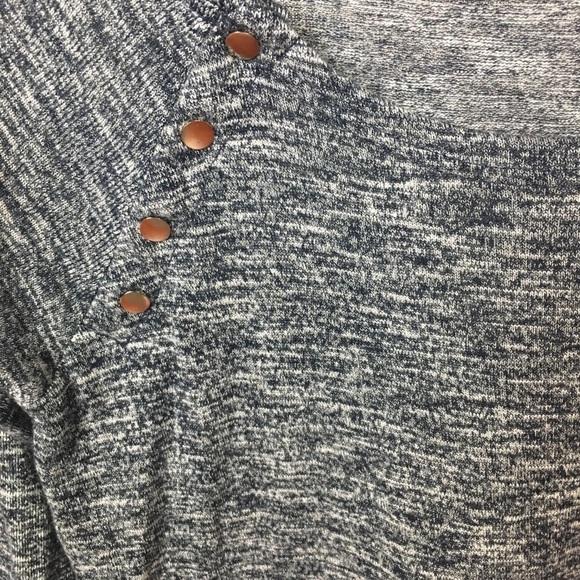 Blue Preppy long sleeve maternity sweater. Small - Picture 6 of 8